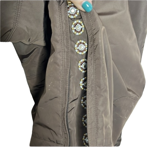 Vintage Y2K Obermeyer Brown Ski Snow Jacket Pant Set Women Size 8 BLEMISH - Picture 4 of 14